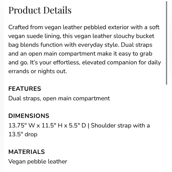 NEW EXCELLENT 8 Other Reasons Anthropologie Tan Vegan Leather Tote Bag - Picture 5 of 7